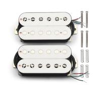 SAPHUE Alnico 2 Electric Guitar Pickup N-50 7-8K/B-52 8-9K Humbucker Alnico II Pickup Double Coil Pickup Guitar parts (White)
