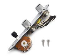 SAPHUE Electric Guitar Loaded Control Plate Pre-Wired 3-Way Control Plate with Wiring Harness Tone Volume Control for Tele/Telecaster Guitar