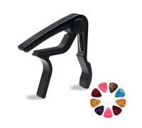 SAPHUE Guitar Capo for 6-String Acoustic and Electric with 2 Picks
