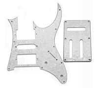SAPHUE Multicolor IB 7V Guitar Pickupguard 3 Ply 10 Holes HSH Anti-Scratch Plate for Electric Guitar
