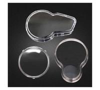 SAPIIKEF Motorcycle Speedometer Tachometer Dashboard Instrument Glass Plastic Lens Cover For Scooter Moped ATV E-Scooter Motocross(Type02)