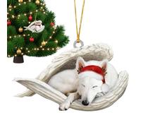 Sapin Ornament - Sleeping Dog, Acrylic Accessories, Adorable Animal Figures, Cartoon Decorations for Christmas, and Parties, Cute Decoration for , Garden, and Home, Design SO
