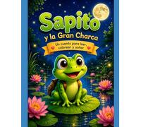 Sapito y la Gran Charca: Un cuento infantil para colorear sobre valentía, amistad y aventuras mágicas (Aventuras de Sapito)