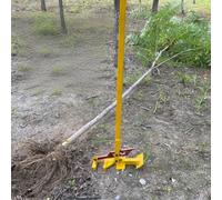 Sapling Puller Tool, Portable Post Stake Puller Tool for Garden Farms Construction Sites Backyard, Adjustable Fence Stump Extractor with Serrated Claws