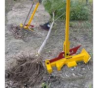 Sapling Puller Tool w/Serrated Edge, Unbreakable Strong Load-bearing Fence Post Puller, Planting & Uprooting Weed Puller Tools for Yard