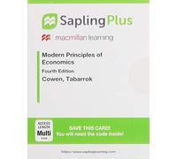 SaplingPlus for Modern Principles of Economics (12 Month Access Card) [Blu-ray]