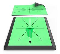 SAPLIZE Golf Hitting Mat | Swing Path Feedback & Detection|Extra Replaceable Golf Practice Mat 17"x13"| Advanced Guides & Heavy-Duty Rubber Base for Home/Indoor/Outdoor