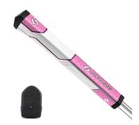 SAPLIZE Midsize Golf Putter Grip, Lightweight Golf Grips, Innovative Pistol Shape with Anti-Slip Pattern, Pink