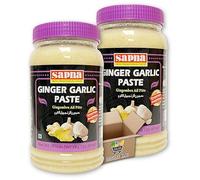 Sapna | Ginger & Garlic Paste, Garlic Paste, Ginger Paste, 2x1Kg | For Curries, Marinades, Stir-Fries Grocery King (Sapna Ginger Garlic Paste 2x1Kg)