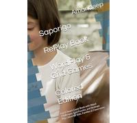 Saporigo RePlay Book - WordPlay & Grid Games Edition: Fun & Smart Game Book with Word Challenges, Grid Puzzles, and Strategic Play | Ideal for Kids, ... (Saporigo RePlay Book Series (Colored))
