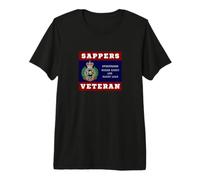 Sappers Veteran. Everywhere Where Right and Glory Lead Premium T-Shirt