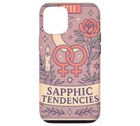 Sapphic Tendencies Femme Lesbian Subtle WLW LGBT Pride Month Case for iPhone 12/12 Pro