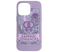 Sapphic Tendencies Femme Lesbian Subtle WLW LGBT Pride Month Case for iPhone 14 Pro Max
