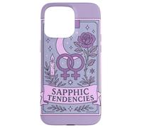 Sapphic Tendencies Femme Lesbian Subtle WLW LGBT Pride Month Case for iPhone 15 Pro Max