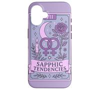 Sapphic Tendencies Femme Lesbian Subtle WLW LGBT Pride Month Case for iPhone 16
