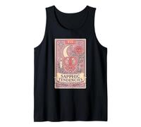 Sapphic Tendencies Femme Lesbian Subtle WLW LGBT Pride Month Tank Top