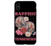 Sapphic Tendencies Femme Lesbian Subtle WLW Sugar Skull LGBT Case for iPhone XS Max