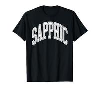 Sapphic University LGBT College Y2k Aesthetic Lesbian Gay T-Shirt