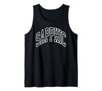 Sapphic University Y2k College Aesthetic Lesbian Pride Gay Tank Top
