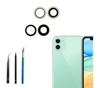 Sapphire 11 Rear Camera Glass Lens Replacement for iPhone 11,11 Back Rear Camera Lens Replacement with Pre-Installed Adhesive + Repair Tool Kit