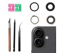 Sapphire 16 Plus Back Camera Glass Lens Replacement for iPhone 16 Plus Rear Camera Glass Replacement kits Compatible for iPhone 16 Plus with Adhesive Pre-Installed and Repair Kits