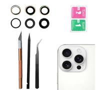 Sapphire 16 Pro/16 Pro Max Back Rear Camera Lens Glass Replacement for iPhone 16 Pro/16 Pro Max Camera Glass Lens,16 Pro/16 Pro Max Camera Lens Glass Replacement with Pre-Installed Adhesive