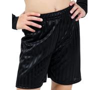 Sapphire 4 Kids School PE Shorts Unisex Black Shadow Strip Boys Girls Gym Shorts - Lightweight PE Sport Shorts Uniform (as8, age, 7_years, 8_years, regular, 7 8 Years)