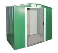 Sapphire Apex Metal Shed - 6x4 Green - Duramax Metal Shed