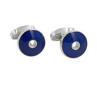 Sapphire Blue Cufflinks | 5 Year Warranty | Cufflinks Box Inc | Premium Cuff Links | Gift for Men | Groomsmen Gifts | Navy Cufflinks