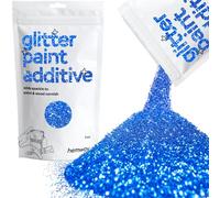 Sapphire Blue Glitter Paint Additive Fine 100g for Adding Sparkle to Paints & Varnish | Paint Walls Sparkly Add to Emulsion, Acrylic or Lacquer Indoor | Hemway