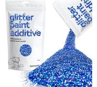 Sapphire Blue Holographic Glitter Paint Additive Fine 100g for Adding Sparkle to Paints & Varnish | Paint Walls Sparkly Add to Emulsion, Acrylic or Lacquer Indoor | Hemway