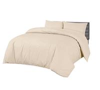 Sapphire Collection 100% Egyptian Cotton 300 Thread Count Duvet Cover With Pillow Case Bedding Set (King, Mocha)