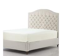 Sapphire collection 300 Thread Count 100% Egyptian Cotton Fitted Sheets (King, Cream)