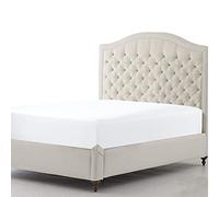 Sapphire collection 300 Thread Count 100% Egyptian Cotton Fitted Sheets (Single, White)