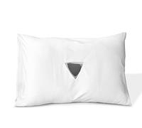 Sapphire Collection Ear Pillow with a Hole for Pain Relief from CNH Side Sleeping Pillow With White Pure Cotton Cover included (18x28 inch)