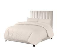 Sapphire Collection Luxury 100% Egyptian Cotton Duvet Quilt Cover & Pillowcase Bedding Set (Mocha, King)