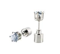 Sapphire Earrings For Women Moissanite Earrings Amethyst Diamond Small Silver Studs Crystal Flat Back Sterling Silver Hypoallergenic