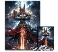 Sapphire Gaze Crimson Will 1000 Pieces Puzzle Gifts Puzzles for Adults Perfect for Family Fun on Christmas Thanksgiving Birthdays Easter 1000 PCS(38x26cm)