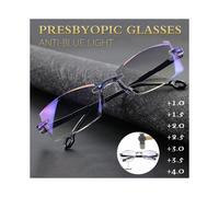 Sapphire High Hardness Glasses For Men Women Anti-blue Progressive Far And Near Dual-us Reading Glasses ???? ???????