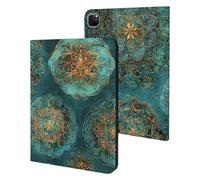 Sapphire & Jade Mandalas Cute Tablet Case Compatible with iPad