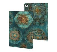 Sapphire & Jade Mandalas Cute Tablet Case Compatible with iPad