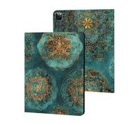 Sapphire & Jade Mandalas Cute Tablet Case Compatible with iPad