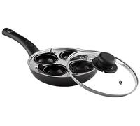 Sapphire P063 20 cm 4-Cup Egg Poacher , Black