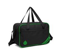 Sapphire Ryanair Airlines Cabin Bag 40x20x25 Underseat Foldable Travel Duffel Bag Holdall Tote Carry on Hand Luggage Overnight for Women and Men 20L (Black Green)