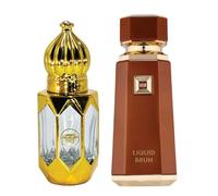 Sapphire’s choice Liquid Brun Perfume Oil| Liquid Brun Perfume oil for Men 8ml | Vanilla, Bergamot and White Musk Fragrance| Men Parfum Oil Made in UK