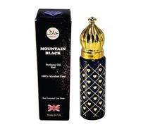Sapphire’s Choice Mountain Black Perfume oil | Mountain Black Men Perfume oil 8ml | Lavender, Rose and Sandalwood Fragrance | Men Fragrance Oil For Men Made in UK