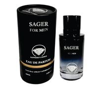 Sapphire’s Choice - Savage for Men Inspired Alternative Perfume| Sager Eau De Parfum for Men 100ml |Bergamot, Cedar and Lavender Fragrance | Sager Men Perfume Spray Made in Uae