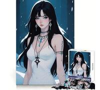 Sapphire Snowfall Adult Jigsaw Puzzles 1000 Pieces Brain Workout Toy Casual Relax Image Assembly Artistic Gift (50x75cm)