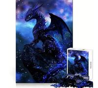 Sapphire Stardust Dragon Jigsaw Puzzles for Adults 1000 Pieces Clear Logic Toy Quiet Hobby Perfect Cut Stylish Gift (38x26cm)