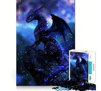 Sapphire Stardust Dragon Jigsaws 1000 Pieces for Adults Cognitive Toy Together Fun Image Assembly Art Collection Piece (50x75cm)